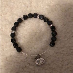 Alex & Ani Black Beaded Bracelet